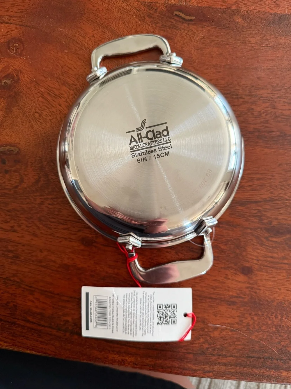 All-Clad Stainless steal 6” mini gratin pan